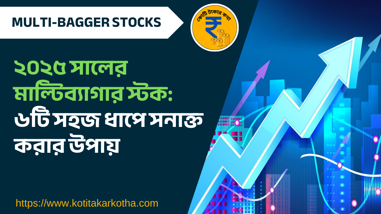 ১০x রিটার্ন পেতে চান? ২০২৫ সালের মাল্টিব্যাগার স্টক খুঁজে নিন এই ৬টি ম্যাজিক স্টেপে