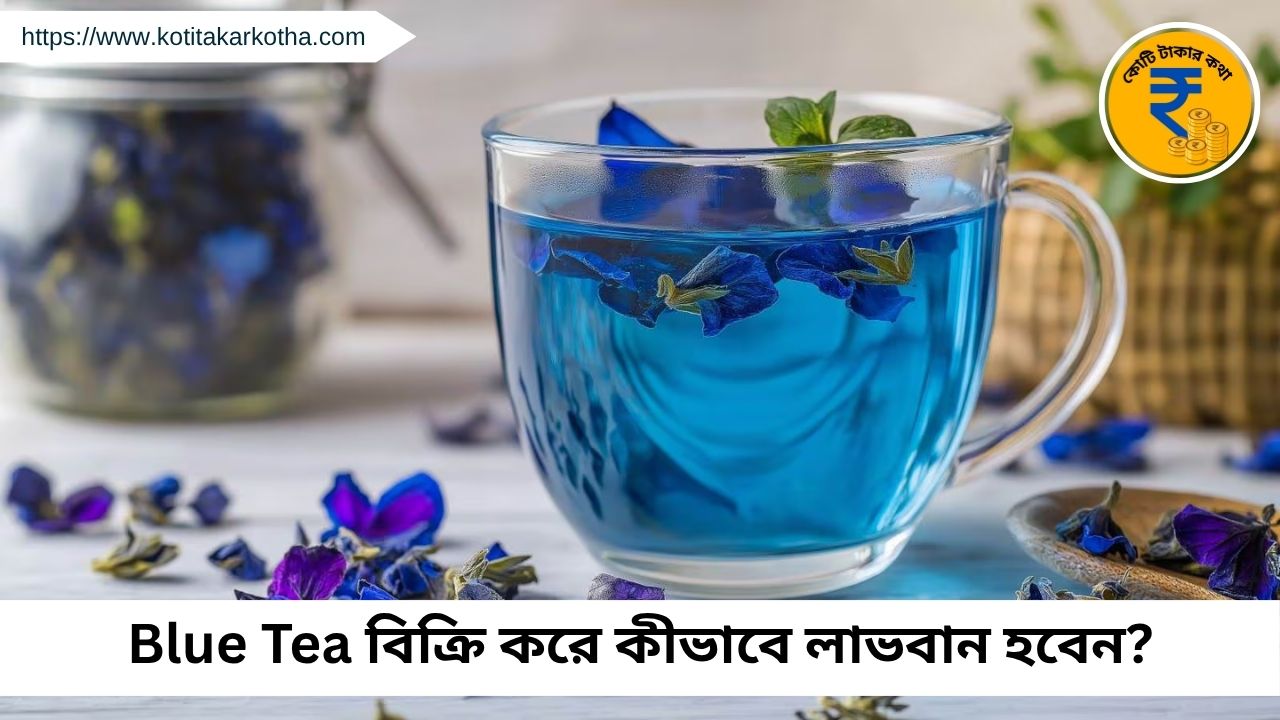 How to be profitable by selling blue tea in India
