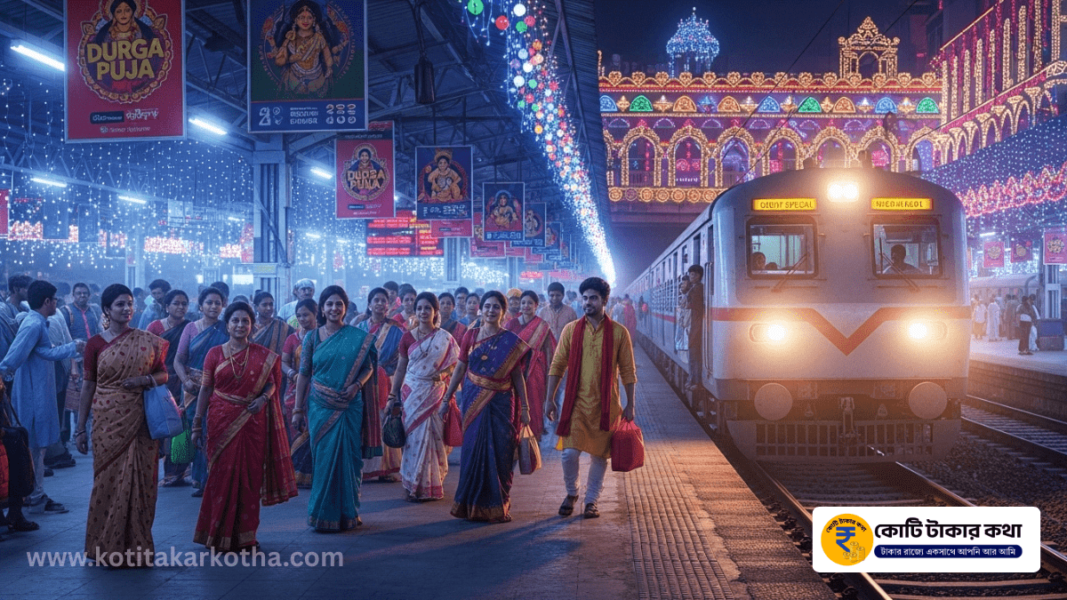 Durga Puja Special Last Train Time from Sealdah (পুজোয় শিয়ালদহ ডিভিশনে বাড়তি ৩১টি নাইট স্পেশাল লোকাল)