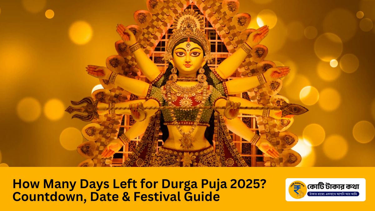 How Many Days Left for Durga Puja 2025? Countdown, Date & Festival Guide