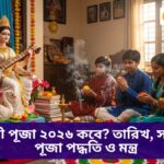 সরস্বতী পূজা ২০২৬ কবে? তারিখ, সময়সূচী, পূজা পদ্ধতি ও মন্ত্র