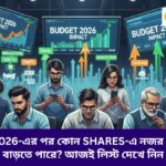 Budget 2026-এর পর কোন Shares-এ নজর রাখলে টাকা বাড়তে পারে? আজই লিস্ট দেখে নিন