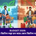 Budget 2026: আজ কোন জিনিস সস্তা হল আর কোন জিনিস দাম বেড়েছে (1 Feb 2026 Breaking News)