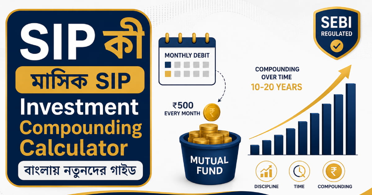 SIP কী? ₹500 থেকে SIP Investment শুরুর সম্পূর্ণ গাইড বাংলায়