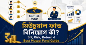 মিউচুয়াল ফান্ড বিনিয়োগ কীভাবে কাজ করে SIP Return Risk বাংলায় গাইড