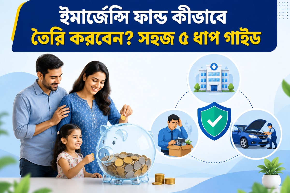 ইমার্জেন্সি ফান্ড কীভাবে তৈরি করবেন? সহজ ৫ ধাপ গাইড