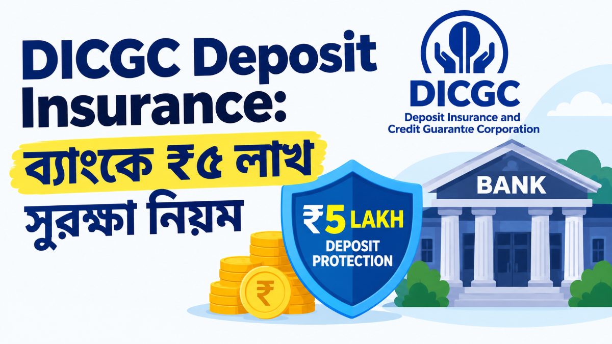 ব্যাংকে ₹১০ লাখ জমা আছে? সব টাকাই কি নিরাপদ? জানুন RBI-এর ₹৫ লাখ Deposit Insurance নিয়ম